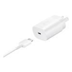 Adaptador Samsung de carga rápida Blanco 15W con cable 